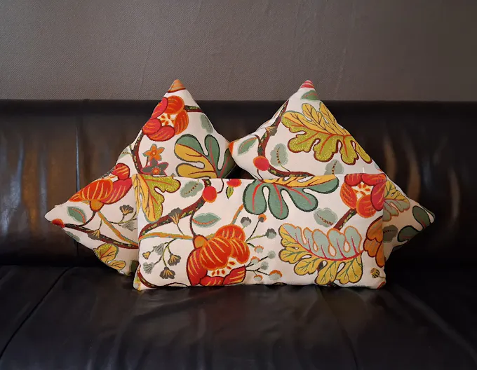 Coussins floraux