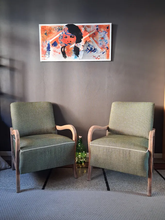 Duo de fauteuils art déco
