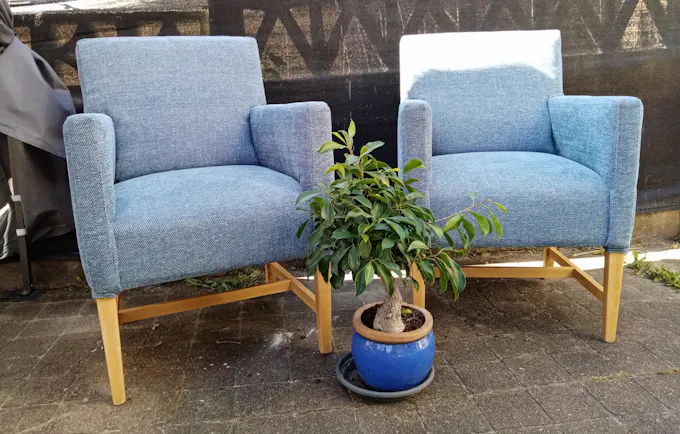 Duo de fauteuils Flamant